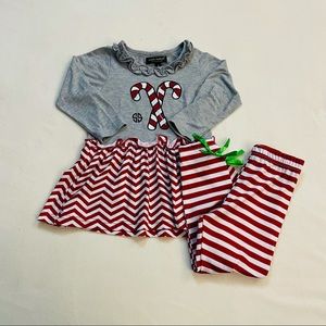 Simply Southern Preppy Candy Cane Outfit